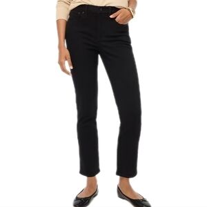 J Crew Factory Essential straight jean all-day stretch‎ Black size 33 NWT BT022